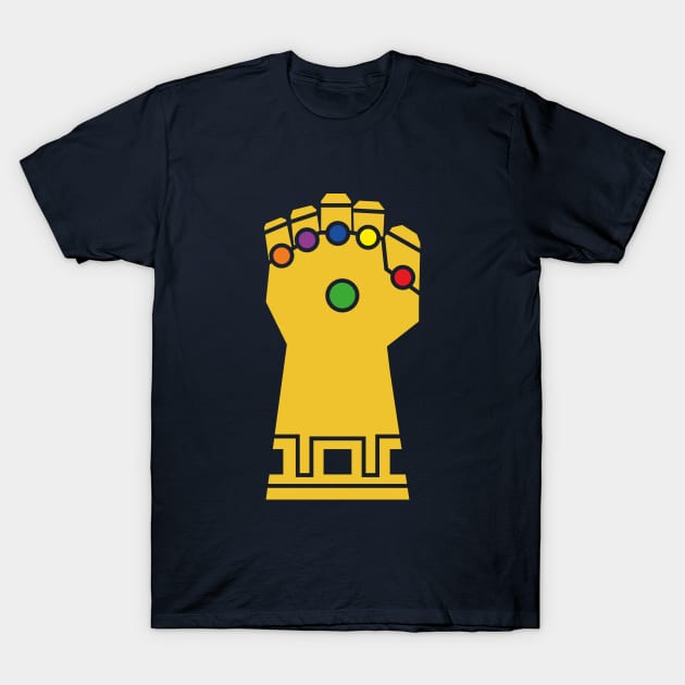 Minimalist Infinity Gauntlet T-Shirt by PWCreate